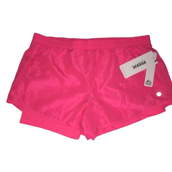 NWT RBX Athletic Shorts Built in Compression Size Large Moisture Wicking - Picture 1 of 9
